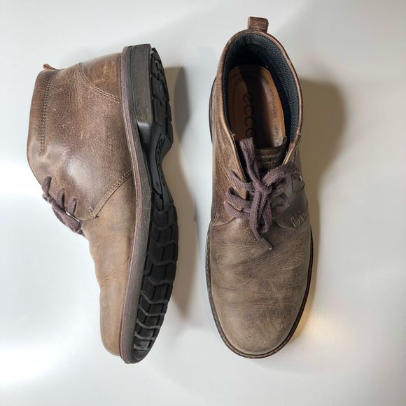 ecco waterproof turn leather boot